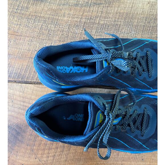 Hoka One One Mens Torrent 2 Blue Yellow Trail Outdoor Running Hiking Shoes 11 - Picture 6 of 13